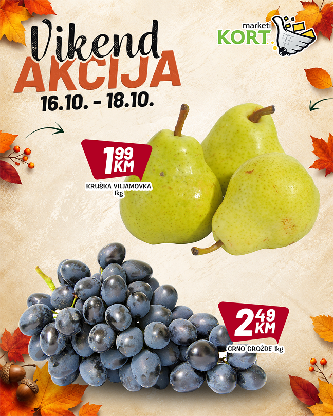  NOVA KORT VIKEND AKCIJA JE PRED NAMA! 🛒🔥