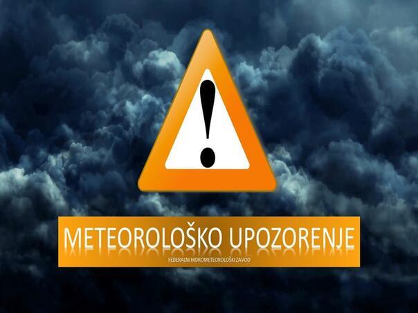 Narandžasti alarm za Hercegovinu: Očekuju se obilne padavine