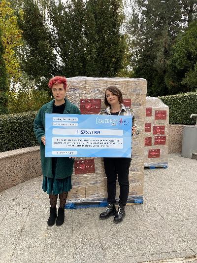 Peta dm ženska utrka zaključena donacijom menstrualnih uložaka za sve učenice srednjih škola u KS