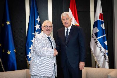 Čović – Crishock: Politički dijalog i dogovor ključni za stabilnost BiH i reformske procese BiH