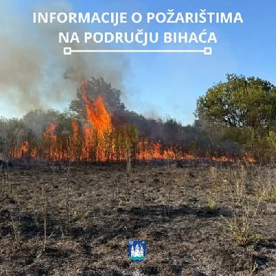 Trenutno stanje na požarištima u Bihaću